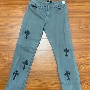 Cross Patched Custom Jeans